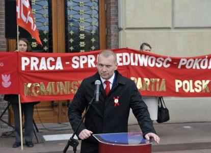 Первомайский митинг в Польше