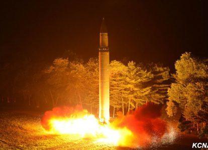 Испытания ракеты в КНДР 27 июля 2017 года