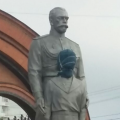 В Новосибирске испортили памятник цесаревичу Алексею