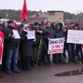 Митинг рабочих Серпуховского лифтостроительного завода