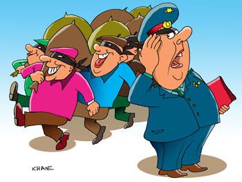 Карикатура о преступности