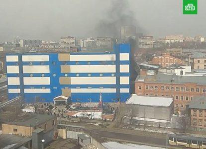 Пожар в московском ТЦ "Персей для детей"