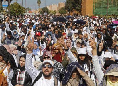 Митинг в Марокко