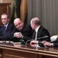 Встреча кабмина с Путиным