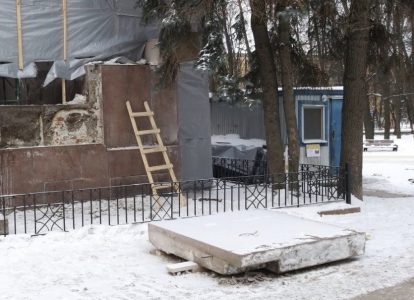 Реконструкция памятника в Нижнем Новгороде