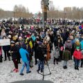 Митинг в Красноярске