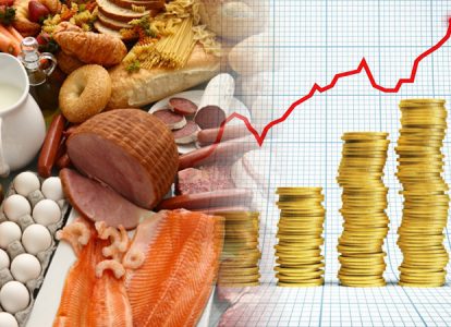 Рост цен на продукты питания
