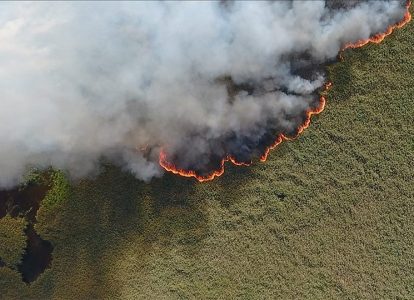 Сибирь постепенно охватывает пламя лесных пожаров