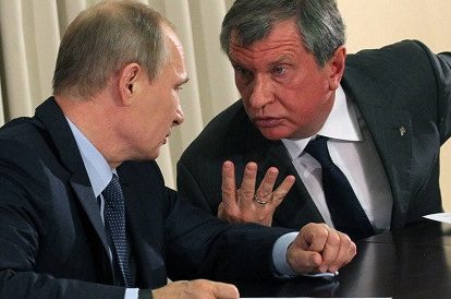 И. Сечин просит у В. Путина льготы для "Роснефти"
