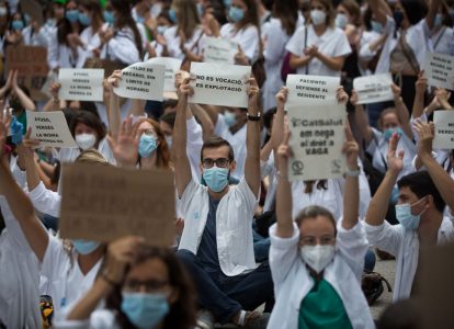 Забастовка испанских медиков