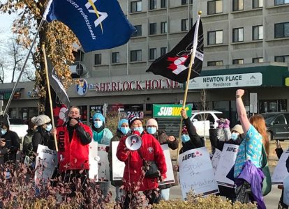 Канада. Протесты против приватизации здравоохранения
