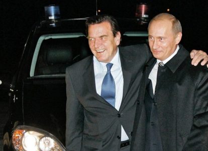 Герхард Шрёдер и Владимир Путин
