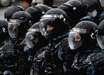Январский протестный митинг в Москве