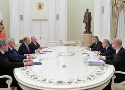 Путин и лидеры партий