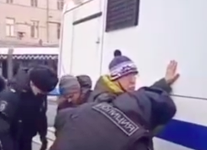 Задержание активистов в Москве