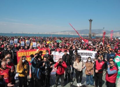 Первомайский митинг в Турции